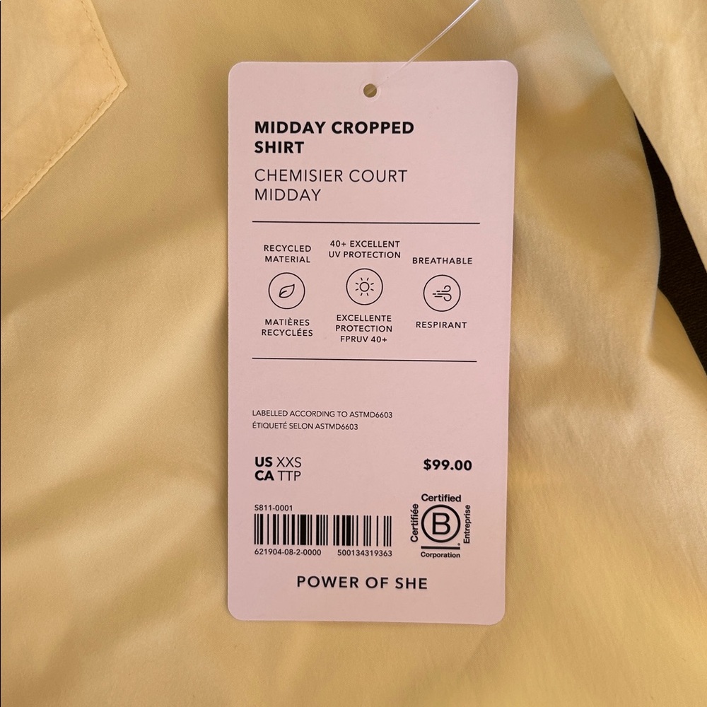 Athleta Midday Cropped Shirt - Picture 2 of 5